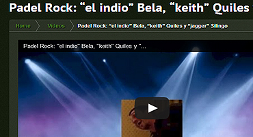 Vídeo: El mejor pádel del mundo tiene música... Y suena a rock