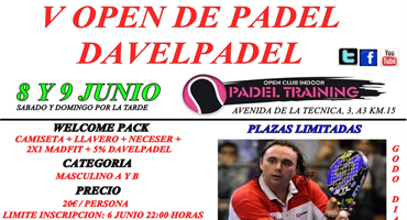 Rivas, nueva parada del Open DavelPádel