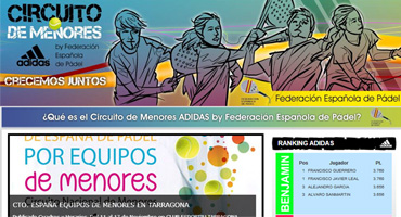 Un hermoso proyecto estrena web: El Circuito de Menores Adidas