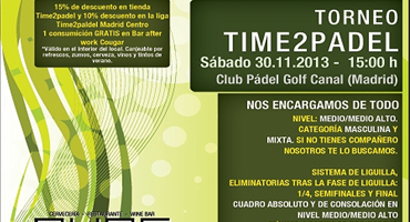 Golf Canal volverá a acoger una gran fiesta del pádel