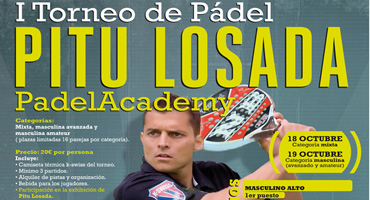 Pitu Losada quiere que 'te doctores' en la PadelAcademy