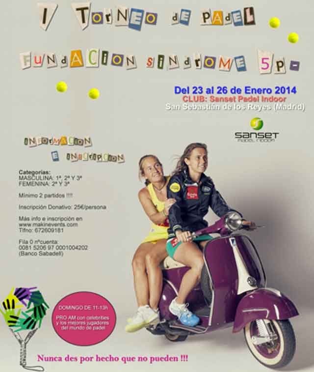 I Torneo de Padel benéfico Síndrome 5P-