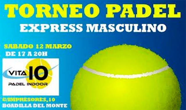 Torneo Express Masculino en Vita10 Padel