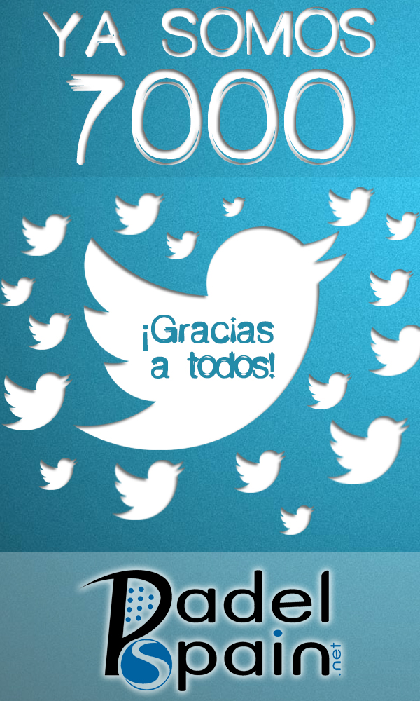 PadelSpain alcanza los 7.000 seguidores en Twitter