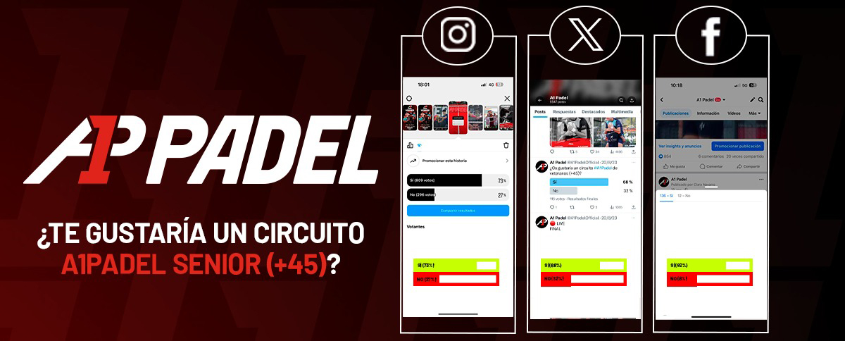 Nuevo circuito +45 A1 padel 2024