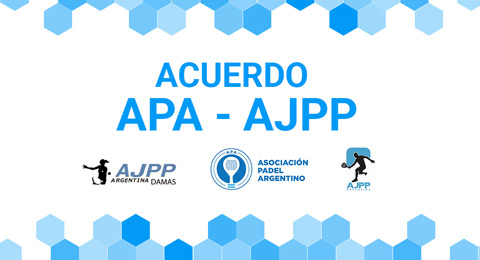 Importantísimo acuerdo para el pádel argentino entre la APA y la AJPP