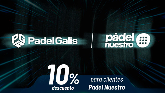 Padel Galis y padel Nuestro colaboración marcas