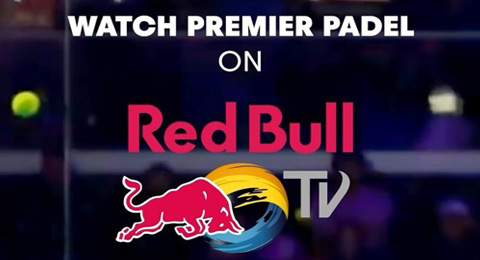 Gran alianza estratégica con Red Bull para la difusión del pádel