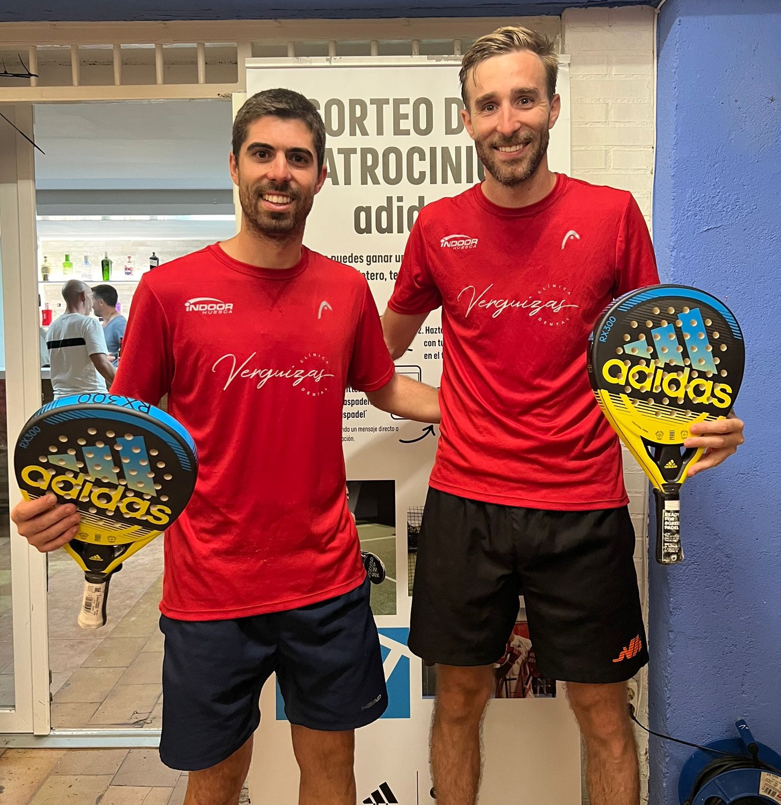 Ganadores torneo padel Barbastro adidas padel tour