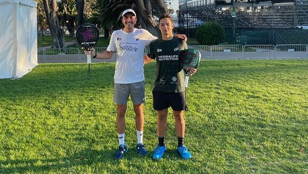 Adrián Blanco y Javi Martínez previas Cascais Master 2021