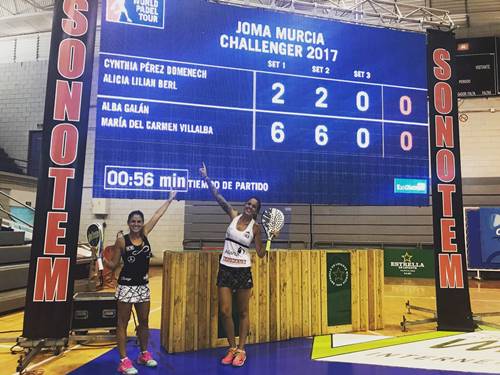 Alba Galán y mari Carmen VIllalba cuartos murcia challenger