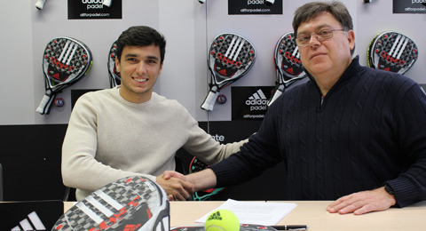 Ale Galán se une a la familia adidas padel