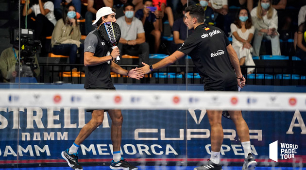 Ale Galán y Juan Lebrón final Menorca Open 2021