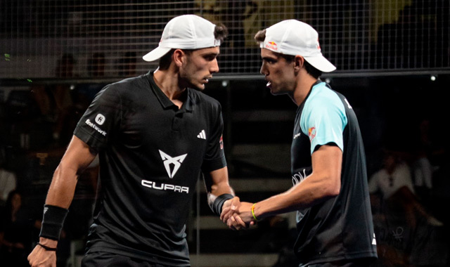 Ale Galán y Juan Lebrón vuelta a las pistas Italy Major Premeir Padel 2023