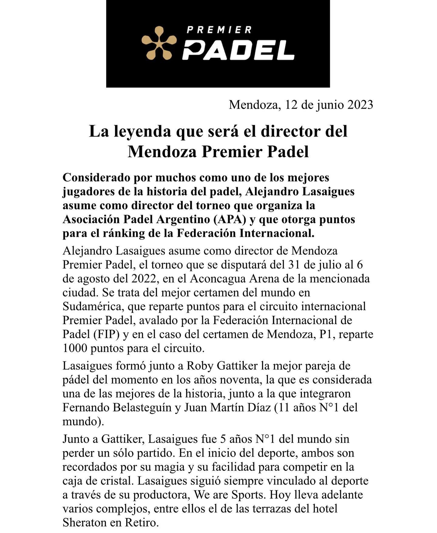 Prueba Mendoza Alejandro Lasaigues director