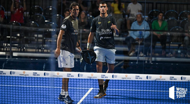 Álex Arroyo y Juan martín Díaz previa octavos Viena Open 2022