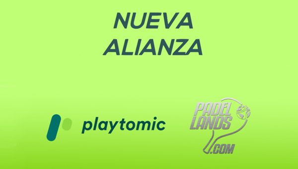 Unión Playtomic y Padel Lands