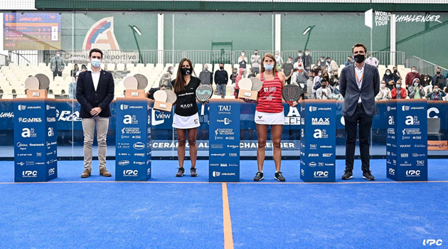 Alix Collombon y Jessica Castelló premios final Challenger Alfafar 2021