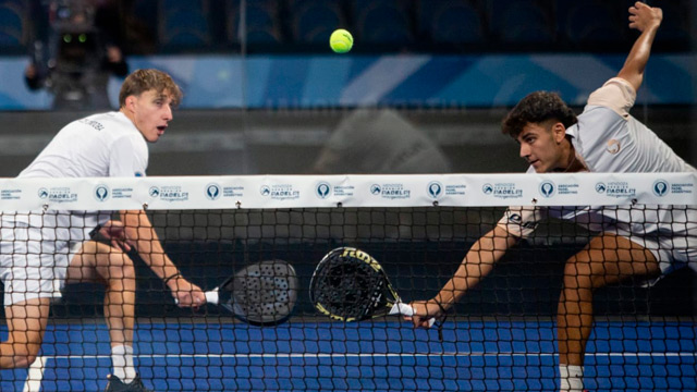 Álvaro Montiel y Marcos Córdoba inicio cuadro final mendoza Premier Padel 2023