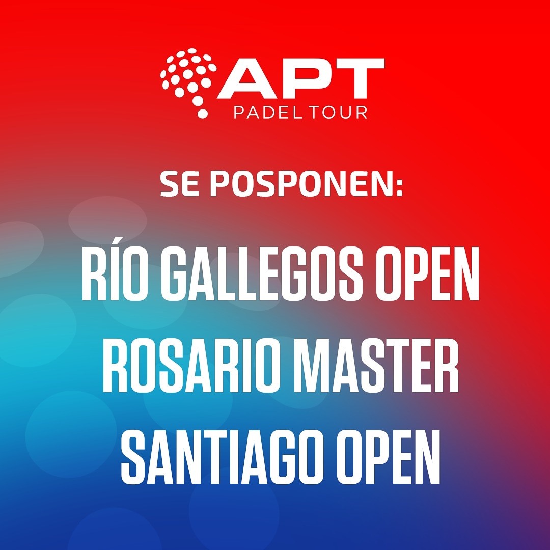 American Padel Tour suspensión