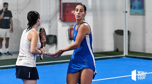 Ana María Cabrejas y Teresa Navarro previas Barcelona Master 2021 