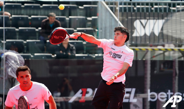 Andrés Britos final primera ronda A1 Padel Suecia 2023 