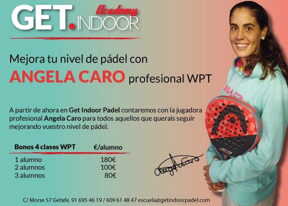 Clases WPT Ángela Caro Get Indoor Padel