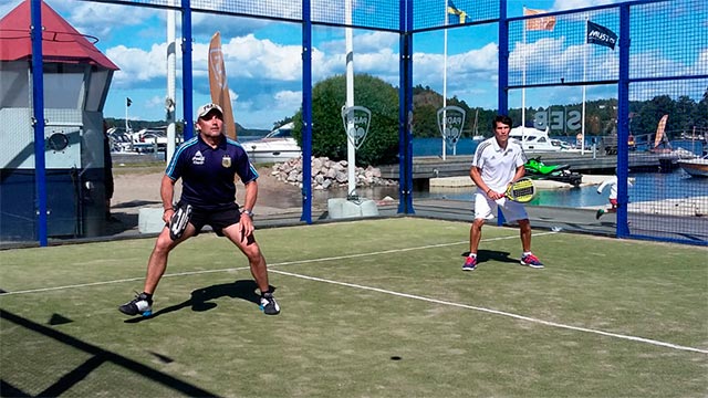 Padel Training en Suecia