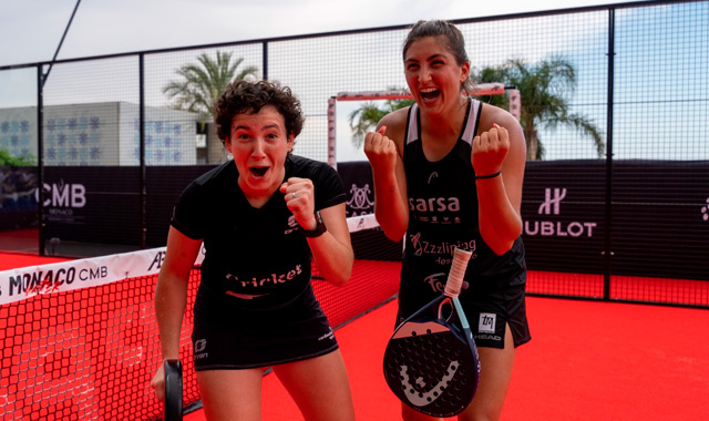 Araceli Martínez y Marina Guinart final Mónaco 2023