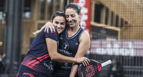 Ari Cañellas y Teresa Navarro despiden la primera prueba en pista de Navarro y Orsi