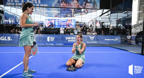 Ari y Paula ya tienen el triplete tras otra remontada estratosférica ante Salazar y Triay