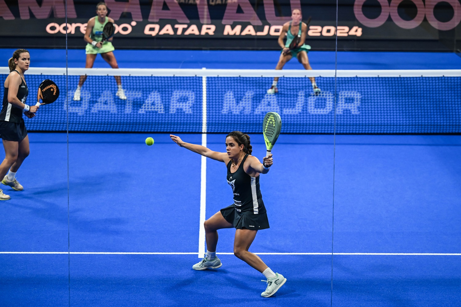 Ari Sánchez y Paula Josemaría semis Qatar Major 2024