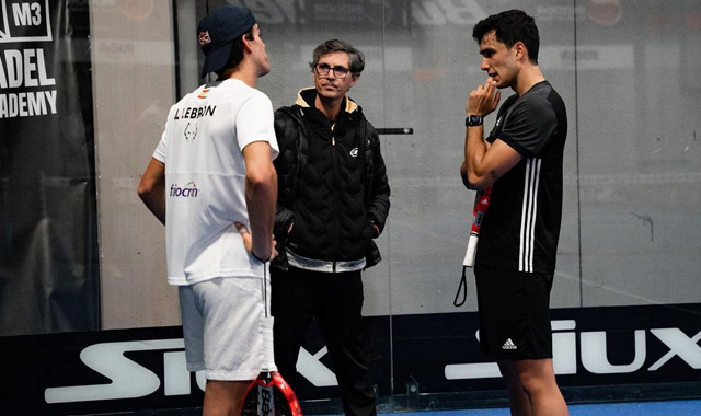 Lebrón y Galán entrenamiento