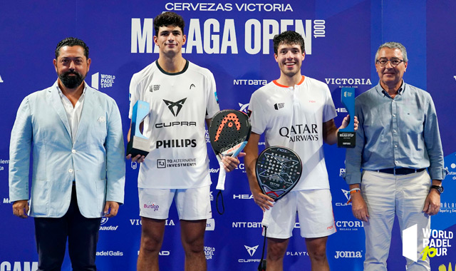 Entrega del título masculino Málaga Open 2023