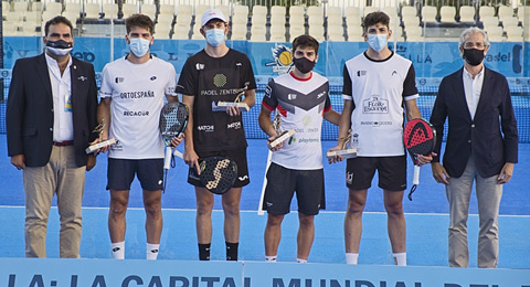 Honores para Javi Garrido y Arturo Coello, flamantes campeones de España Sub-23