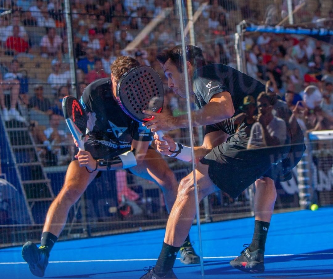 Arturo Coello y Fernando Belasteguín cuartos de final Paris Major 2022 Arturo Coello y Fernando Belasteguín cuartos de final Paris Major 2022