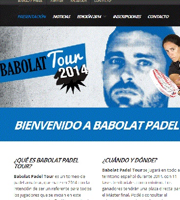 Babolat Pádel Tour 2014 ya es una realidad