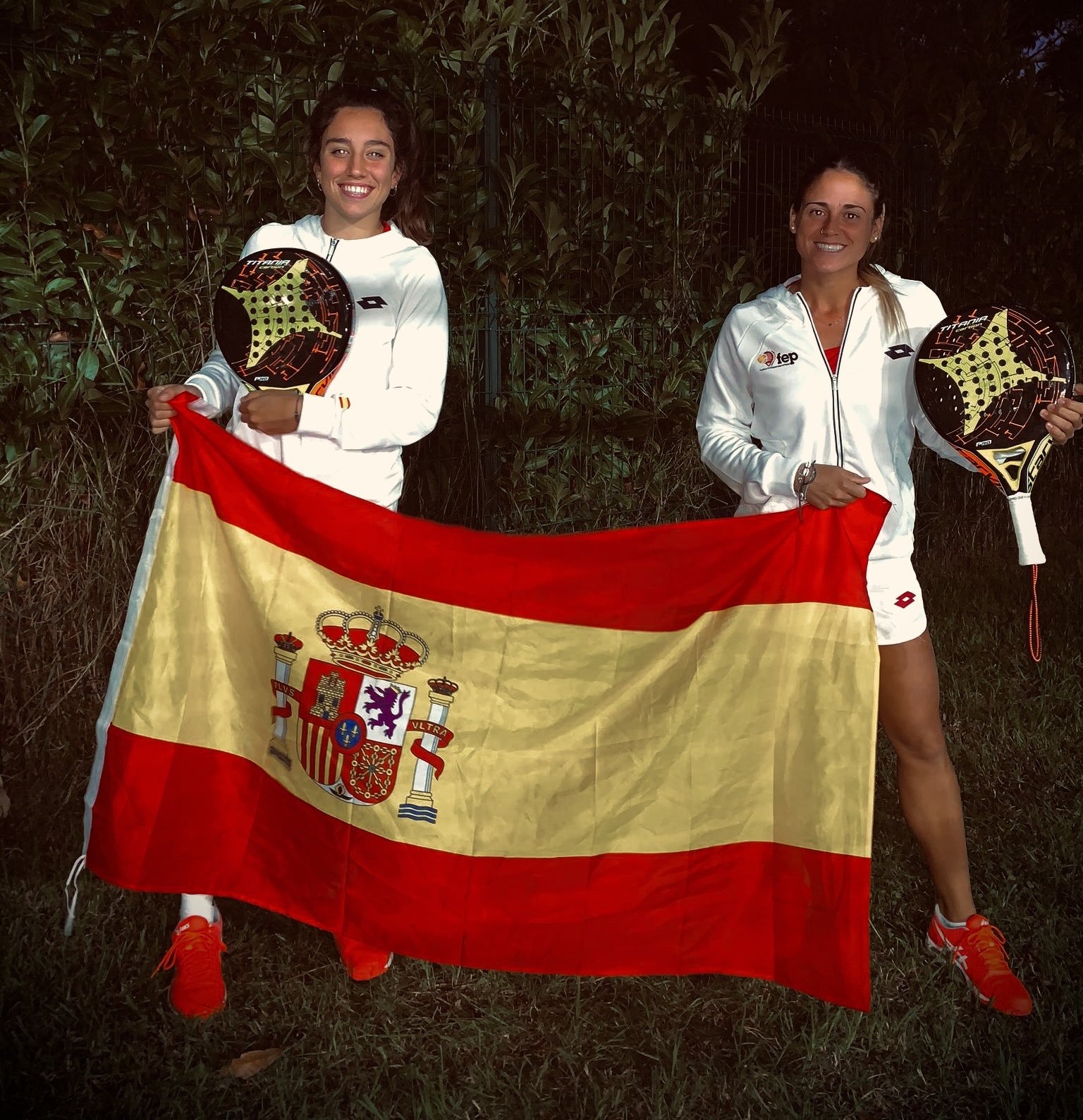 Bea González y Maricarmen Villalba inicio Europeo Portugal