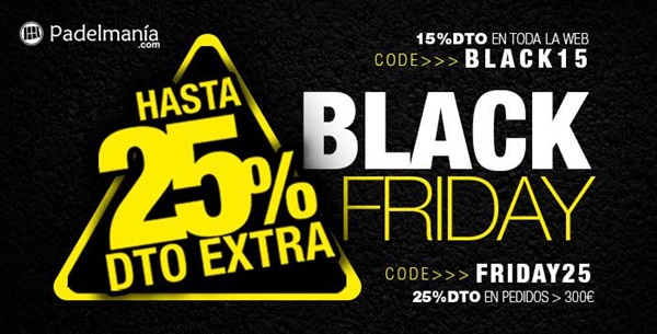 Padelmanía Black Friday