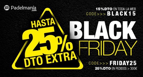 No te pierdas el Black Friday de Padelmanía