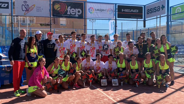 Foto equipos vencedores Cto. España por Equipos 1ª categoría melilla 2019