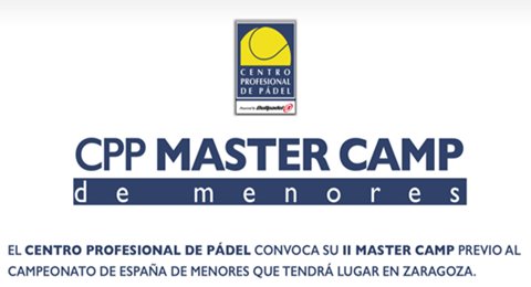 Prepárate para el Cto. España de Menores en el II Master Camp del Club de Pádel La Moraleja