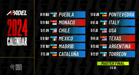 A1 Padel muestra su calendario completo reforzando su presencia en España