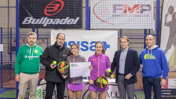 Campeonas Cuadro Oro FMP Ballpadel febrero 2018