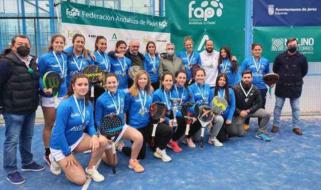 Jugadoras campeonas Andalucía por equipos 1ª categoría 2022