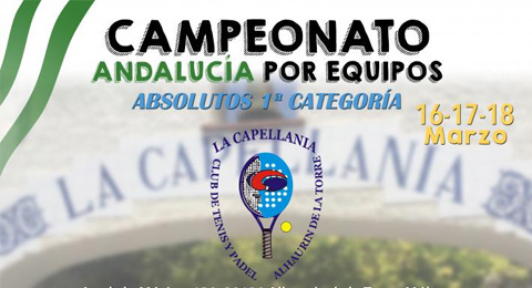 Andalucía se prepara para el Campeonato por Equipos de 1ª categoría