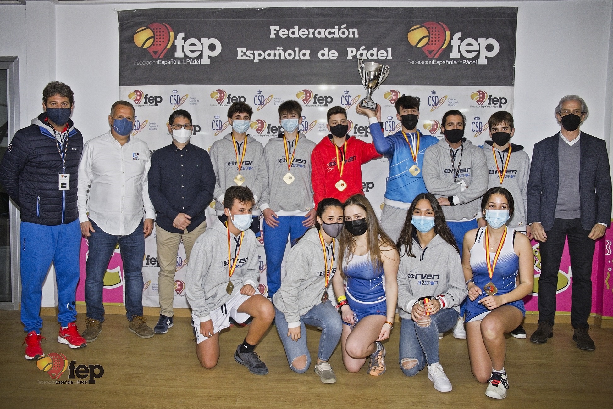 Equipos pádel Campeonato España Cadete 2021