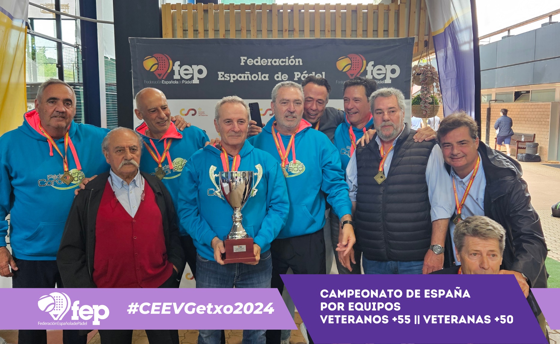 Campeonato España por Equipos Veteranos FEP Vizcaya jugadores