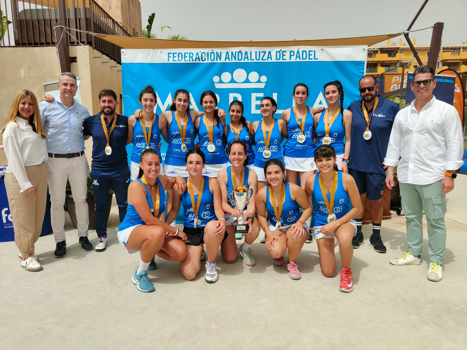 Equipo femenino campeón Andalucía Absoluto por Equipos 2024