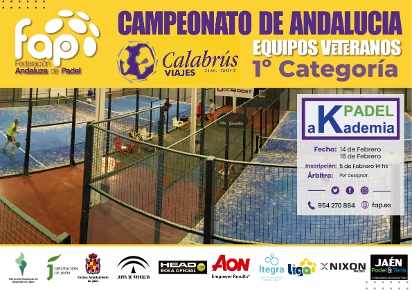 Campeonato Andalucía Equipos veteranos primera